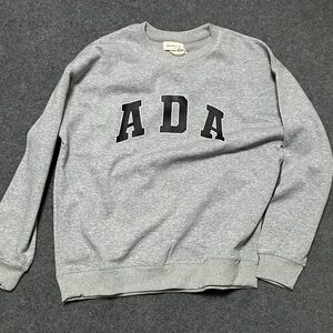 Adanola Men's Gray Crewneck Sweater